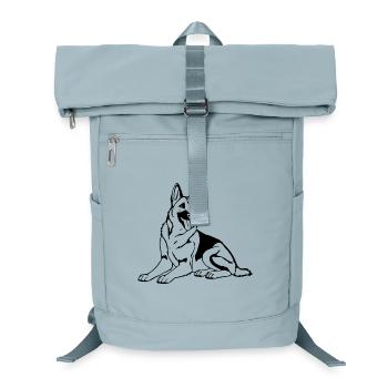 German Shepherd Dog Shirt Gift - Laptop Backpack - ice blue - Front