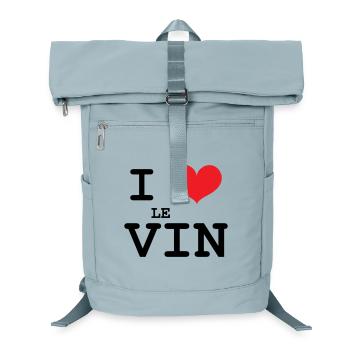 I love wine / Alcohol - Laptop Backpack - ice blue - Front