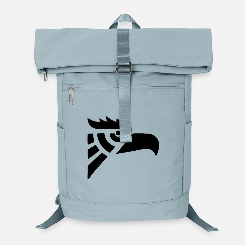 Aztec Black Eagle Head Laptop Backpack