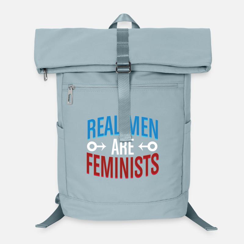 Real Men Are Feminists Equality Statement Tee Laptop-Rucksack 