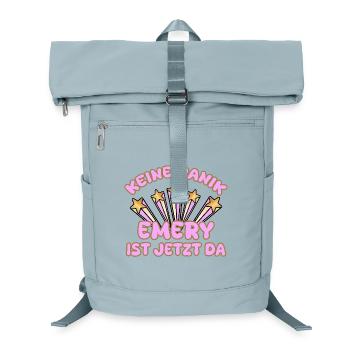 Nom de femme Emery - Sac à dos ordinateur - bleu glacier - Devant
