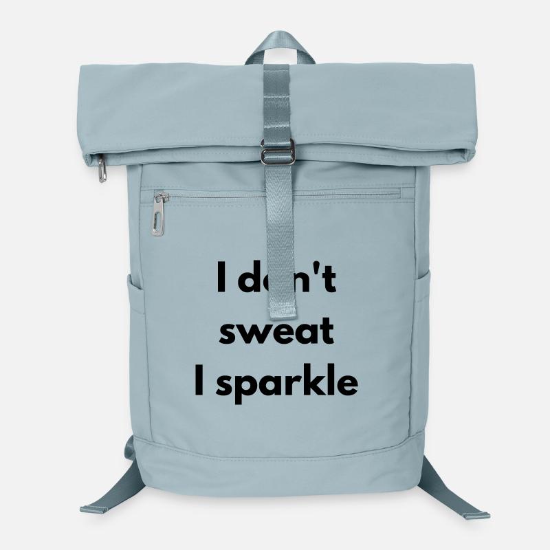I don't sweat, I sparkle Laptop Backpack