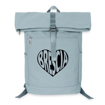 Brescia Herz Typografie - Laptop-Rucksack  - Eisblau - Vorne