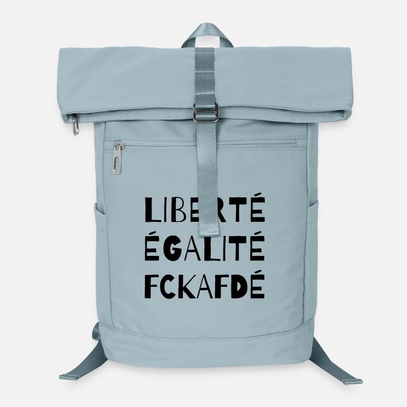 Liberté Égalité FCKAFD Statement Design Laptop-Rucksack 