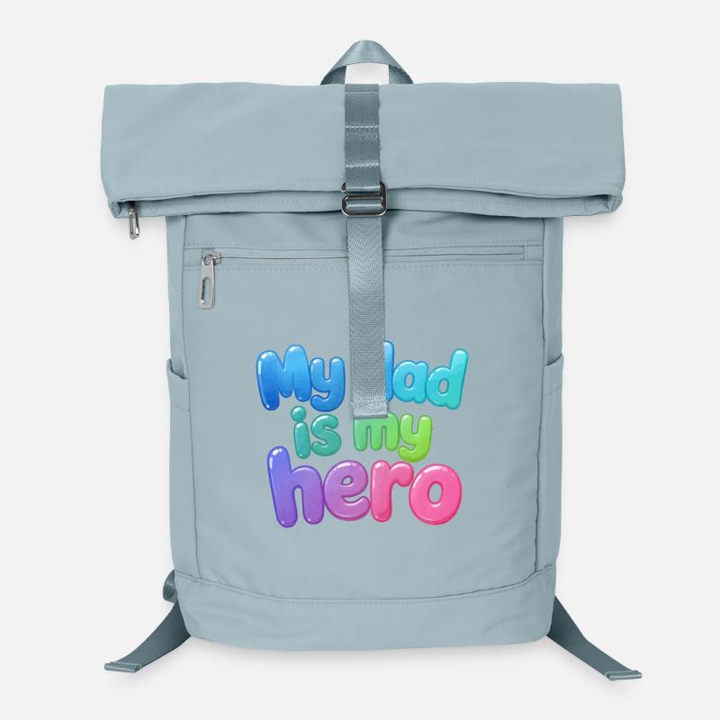 Mein Vater Ist Mein Held Bubbel-Design Laptop-Rucksack 