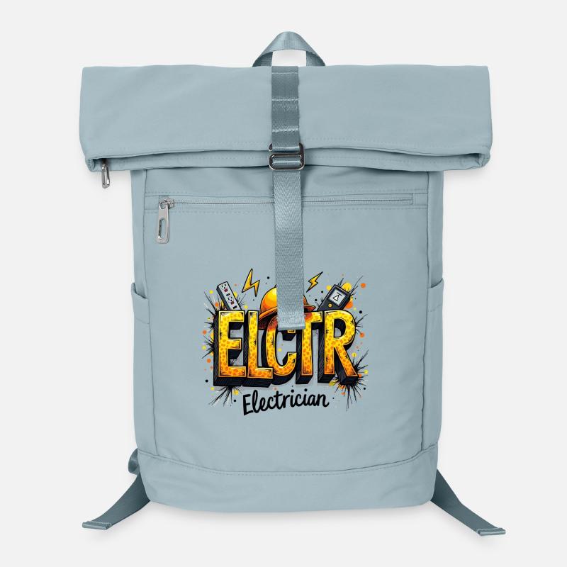 Elektriker Graffiti Stil Electrician Handwerker Laptop-Rucksack 