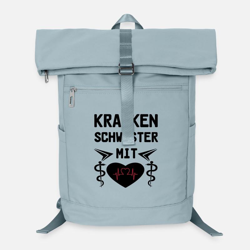 Krankenschwester mit Herz Medizin Geschenk Laptop-Rucksack 