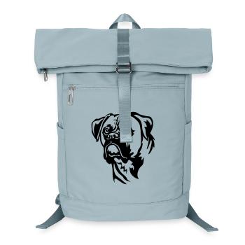 Tête de boxeur - Sac à dos ordinateur - bleu glacier - Devant