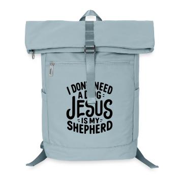Jesus ist mein Hirte - Laptop-Rucksack  - Eisblau - Vorne