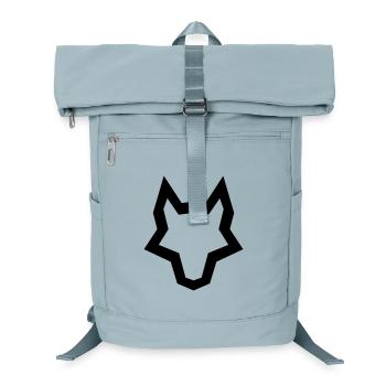 LOGO des Wolfes - Laptop-Rucksack  - Eisblau - Vorne