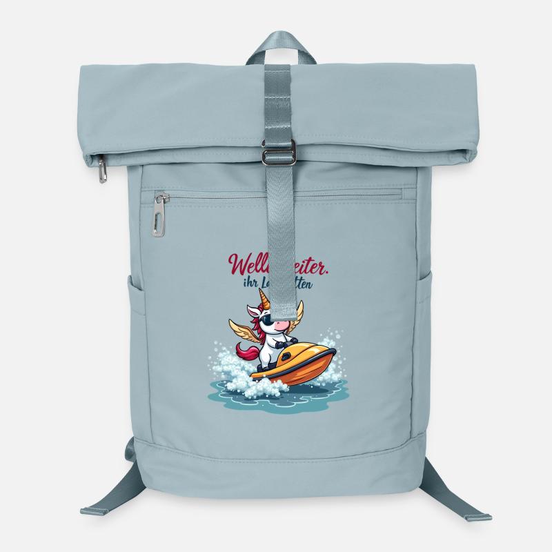 Surfeur Licorne Sac à dos ordinateur