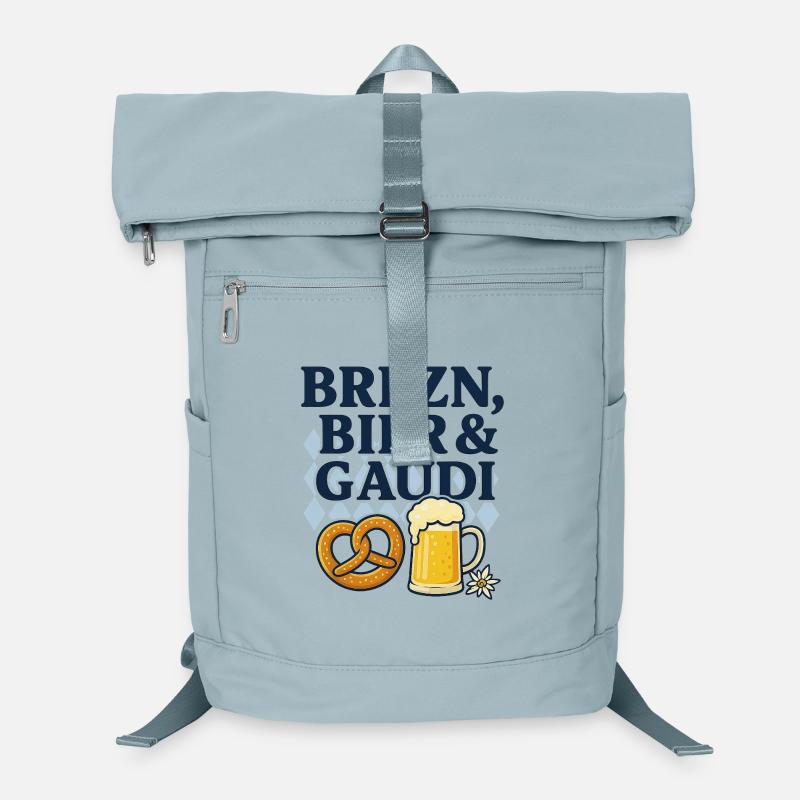 brezn, bier und gaudi Laptop-Rucksack 