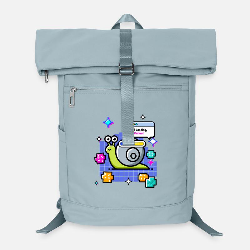 🐌 Still Loading – Meditierende Schnecke auf der Wi-Fi-Route Laptop-Rucksack 
