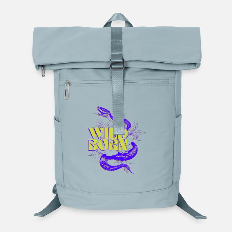 Wild Born Schlange Tattoo Design Laptop-Rucksack 