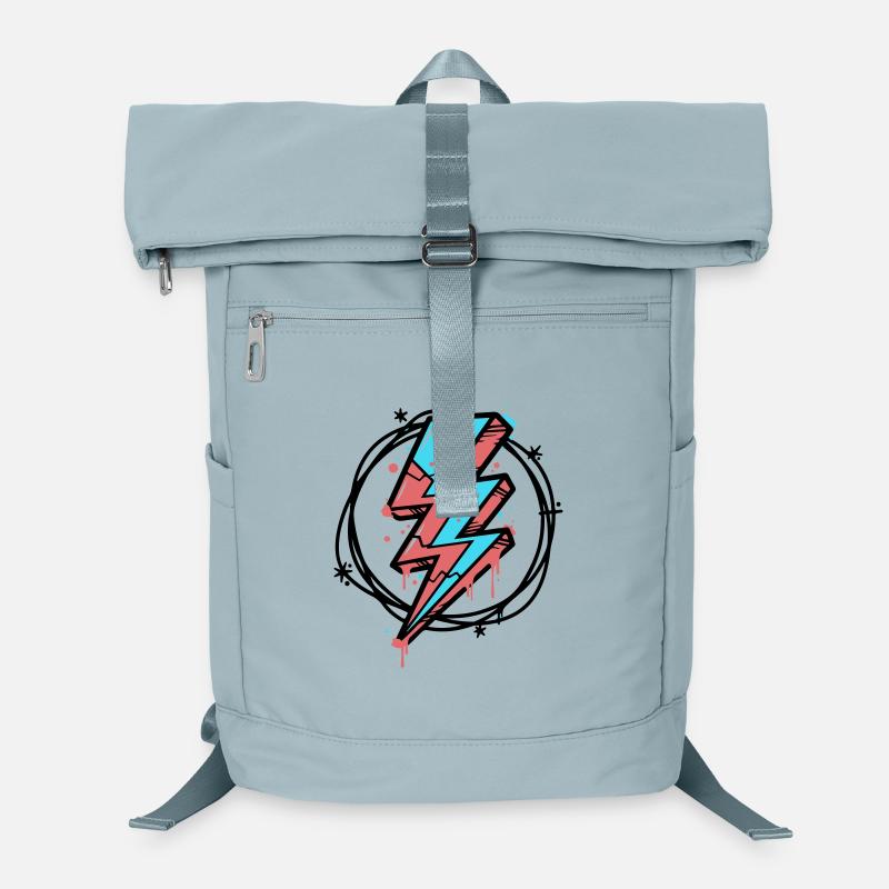 Street Style Lightning Laptop Backpack