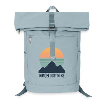 Kmoet just nothing, Dialecte anversois Chemises - Sac à dos ordinateur - bleu glacier - Devant