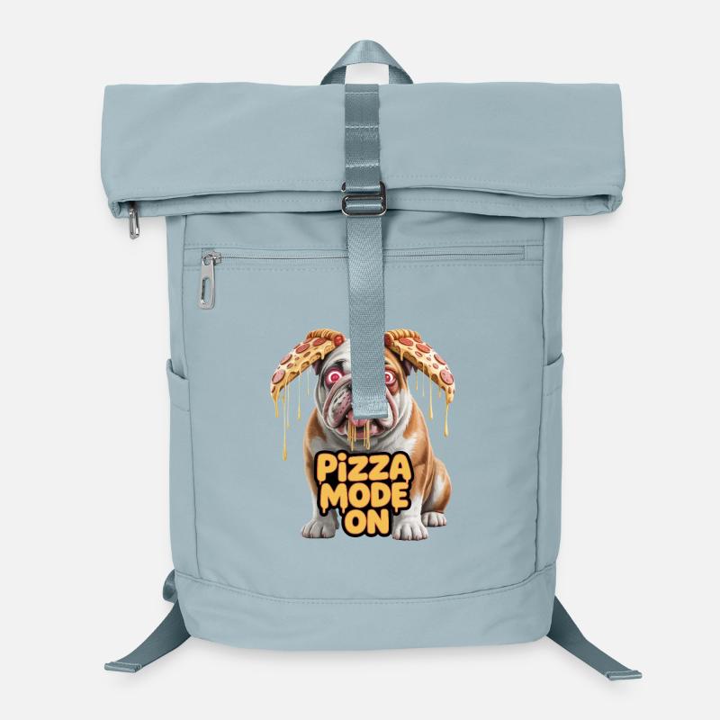 Pizza Bulldog : mode Pizza activé Sac à dos ordinateur