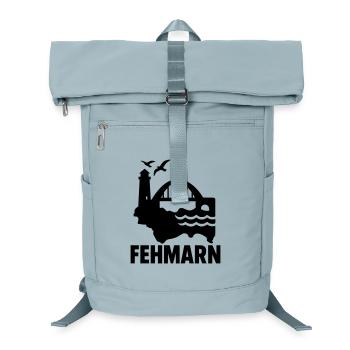 fehmarn schleswig holstein - Laptop-Rucksack  - Eisblau - Vorne