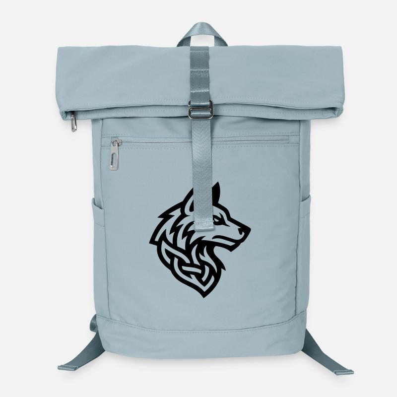 Wolf Head Viking Laptop Backpack