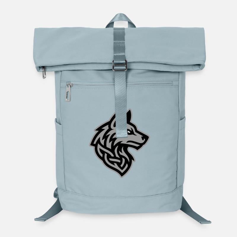 Wolf Head Viking Laptop Backpack