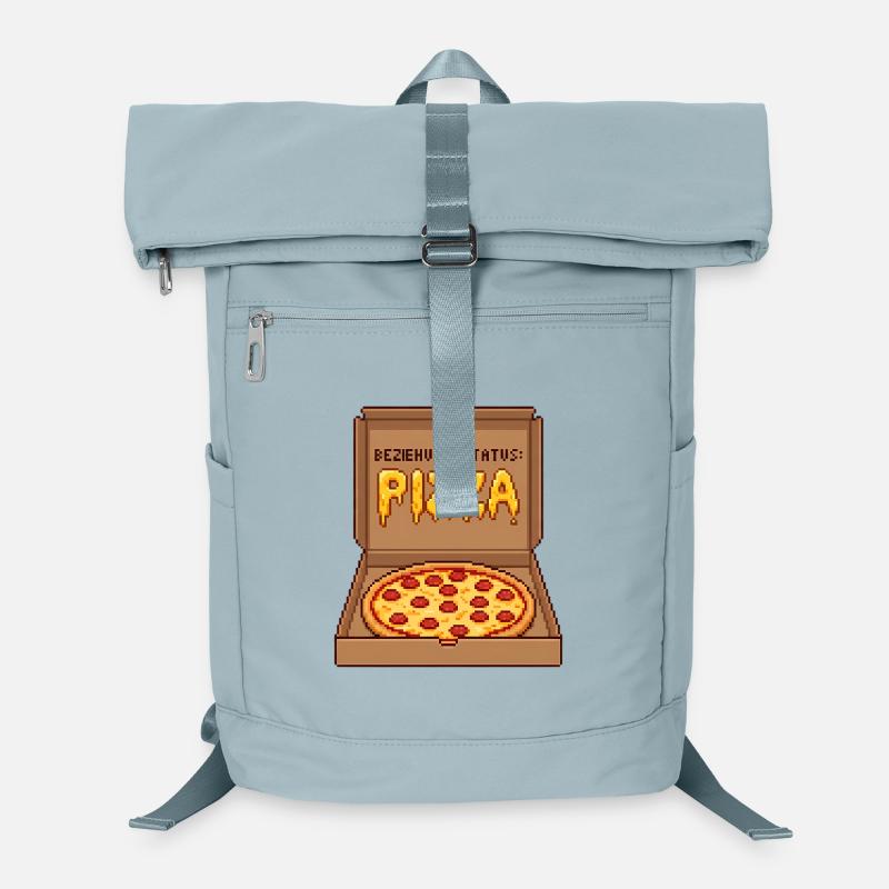 Beziehungsstatus Pizza Single Valentinstag Laptop-Rucksack 