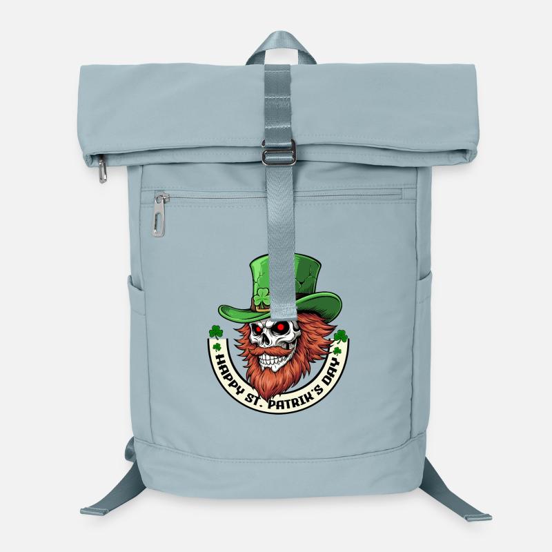 Irish Skull Vibes Laptop Backpack