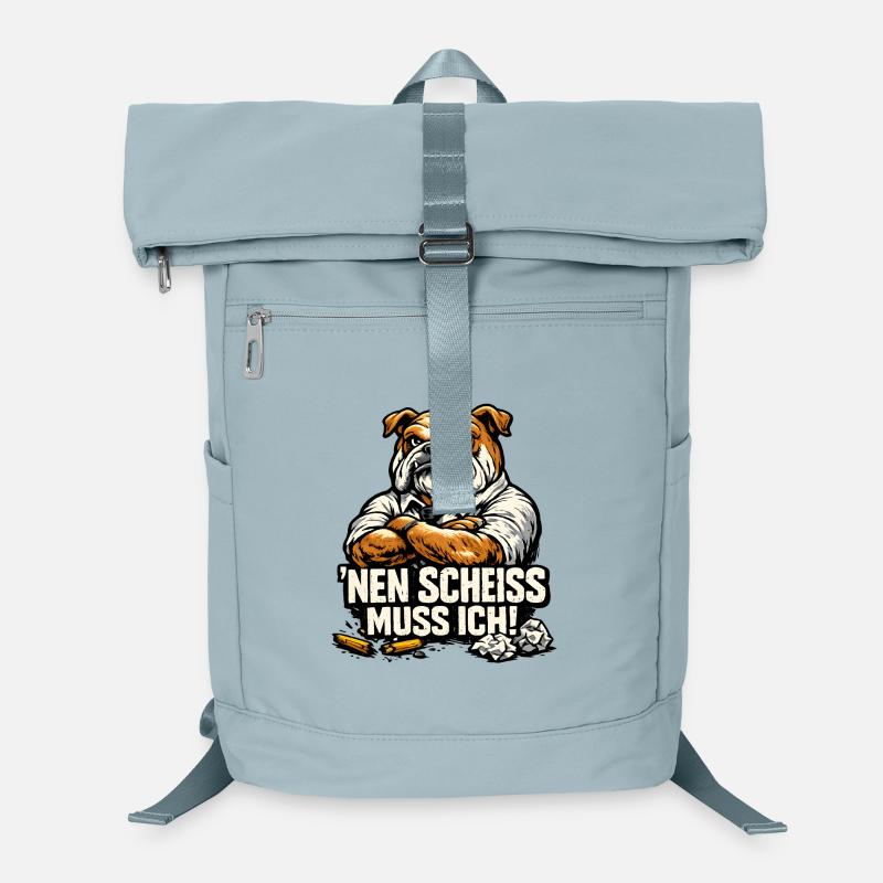 Nen Scheiss Muss Ich Hund Laptop-Rucksack 