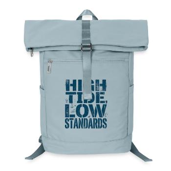 High Tide Low Standards - Laptop Backpack - ice blue - Front