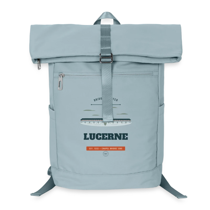 Abzeichen Lucerne auf laptop backpack