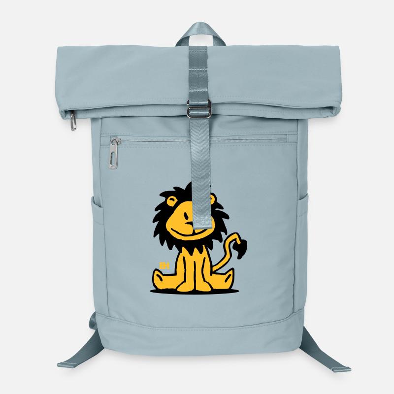 Playful Lion Cartoon Design Laptop Backpack