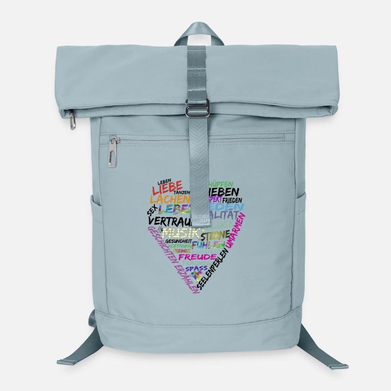 Herz Text Laptop-Rucksack 