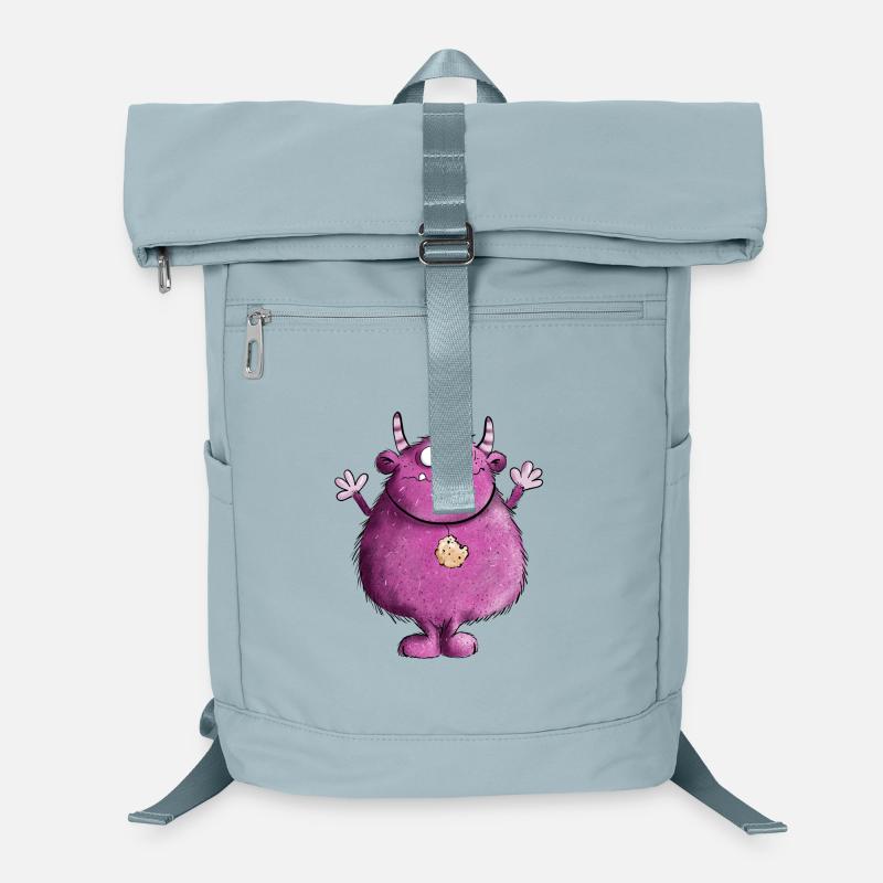 Pink Monster I Biscuit I Funny Gift Laptop Backpack