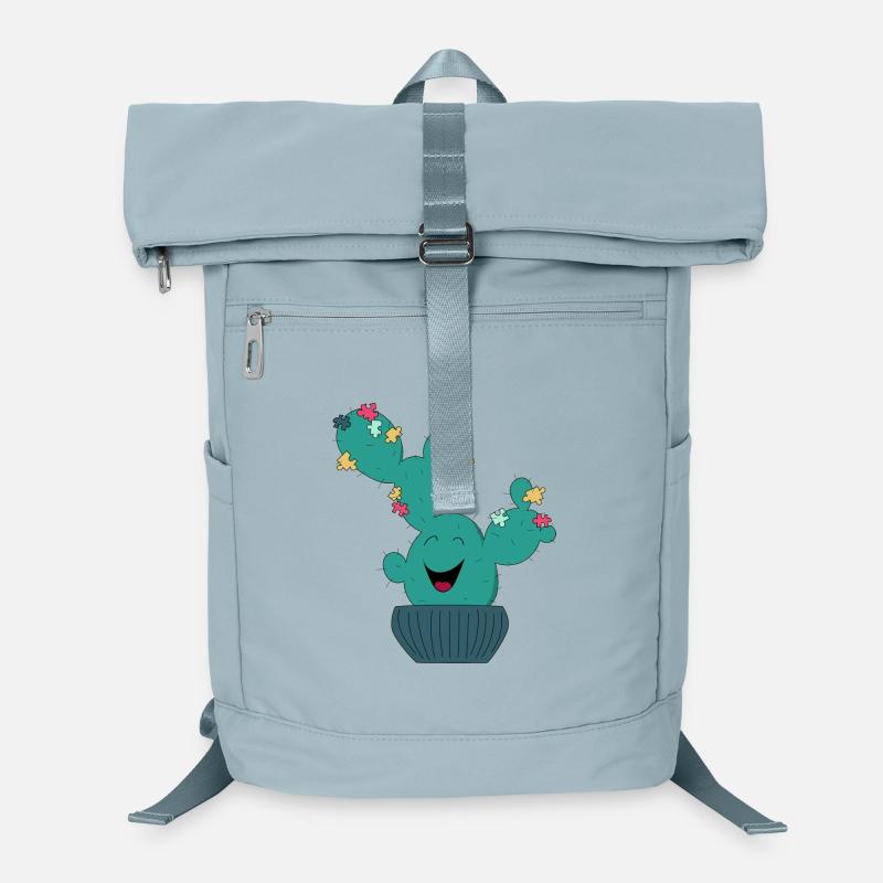 Puzzle Cactus Laptop Backpack