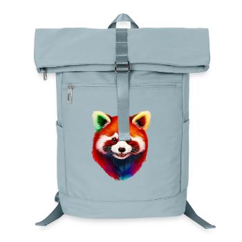 Red panda - Laptop Backpack - ice blue - Front