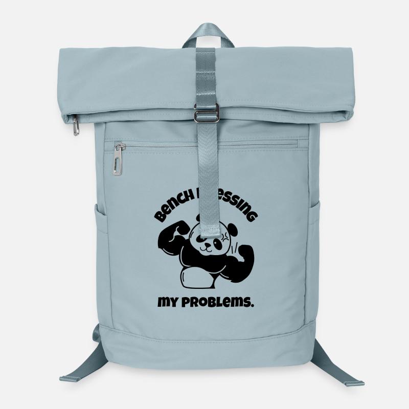 Bench Pressing My Problems Laptop Backpack