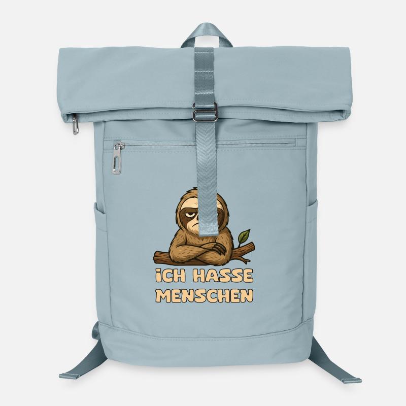 Humorous sloth saying with irony Laptop Backpack