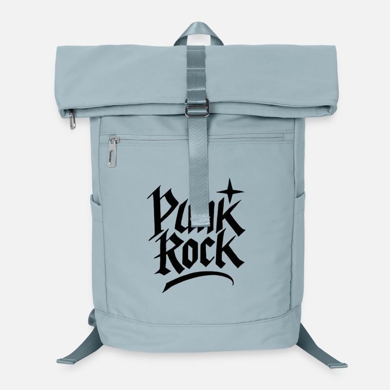 Lettrage gothique punk rock Sac à dos ordinateur