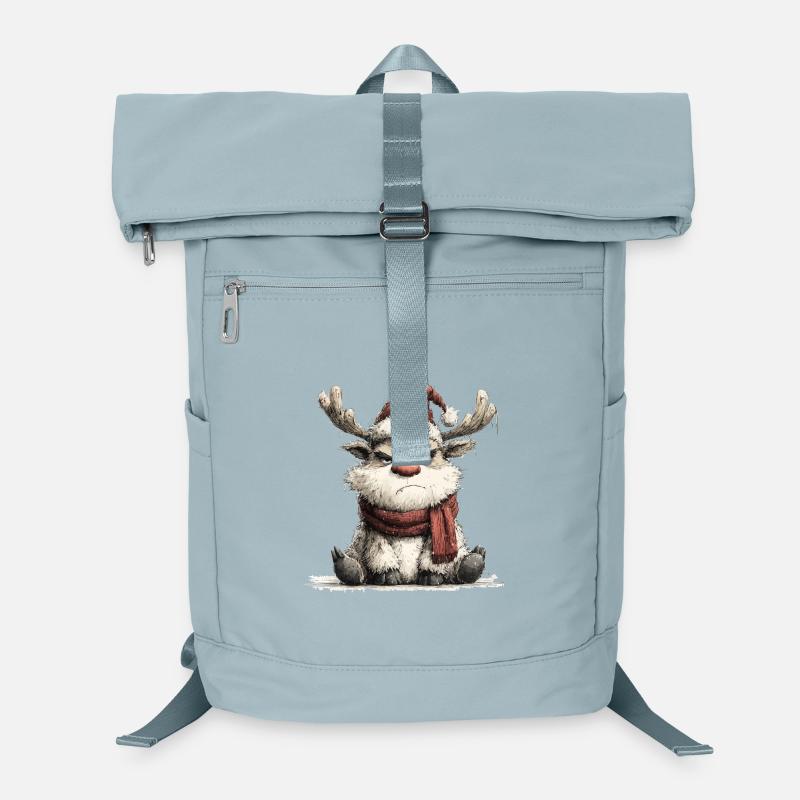 Renne sinistre avec écharpe Sac à dos ordinateur