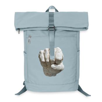 Feste Faust Marmorlook - Laptop-Rucksack  - Eisblau - Vorne
