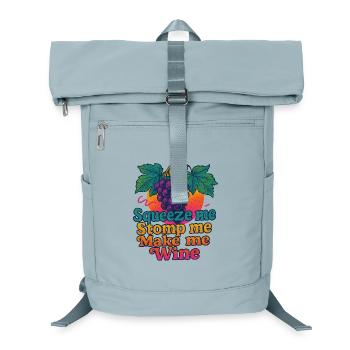 Grapes Squeeze Stomp Make Wine - Laptop Backpack - ice blue - Front