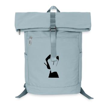 High Heels Silhouette – Glamour Fashion Design - Laptop Backpack - ice blue - Front