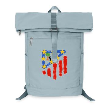 Rot-weiße Sterne - Laptop-Rucksack  - Eisblau - Vorne