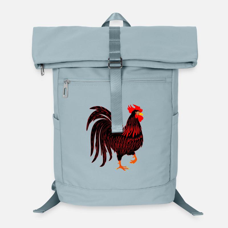 Coq Coq Coq Noir Sac à dos ordinateur
