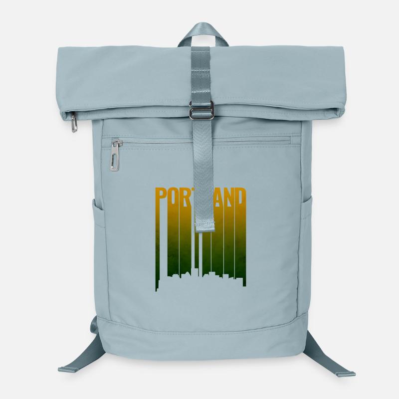 Portland Skyline Gradient Laptop Backpack