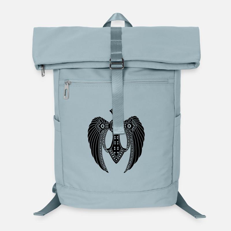 schwarzer gefallener Engel Laptop-Rucksack 