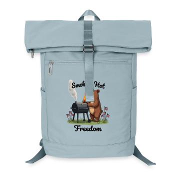 Strong barbecue pleasure - Laptop Backpack - ice blue - Front