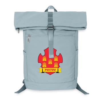 Poitou - Laptop Backpack - ice blue - Front