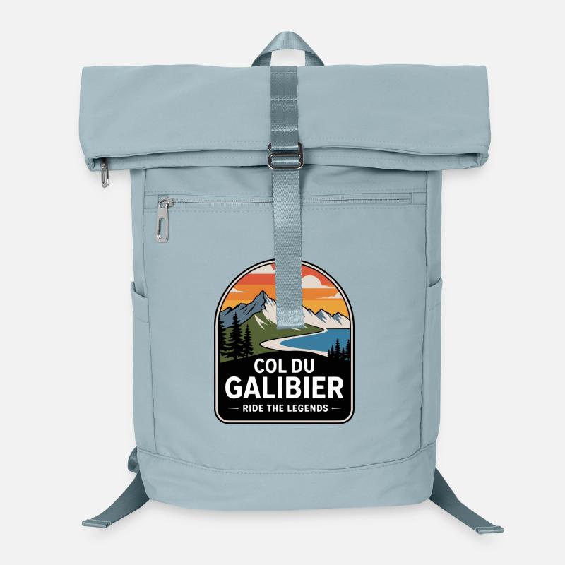 Col du Galibier Cycling Panel Laptop Backpack