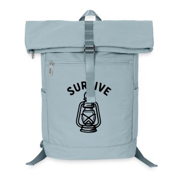 Survive - lantern - Laptop Backpack - ice blue - Front