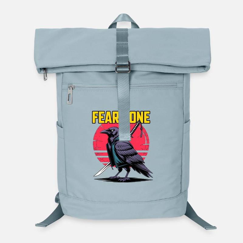 Samurai Raven Fear None Design Sac à dos ordinateur